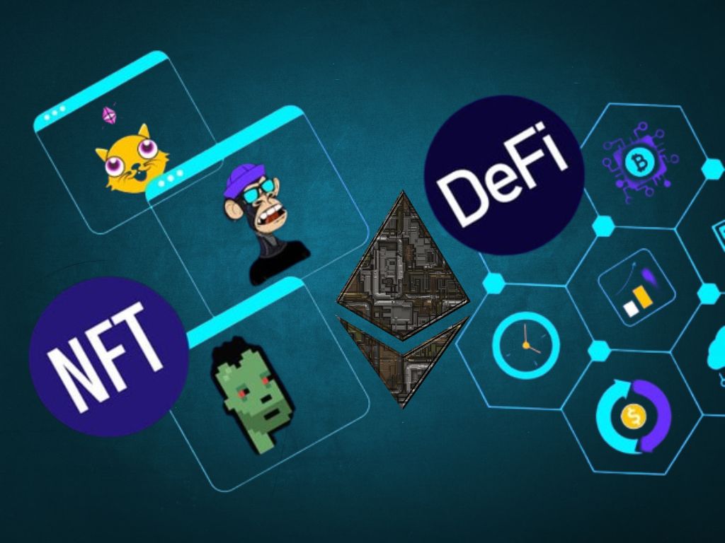 Aplicacoes-do-Ethereum-nfts-defi Entenda o que é Ethereum: o guia completo sobre a criptomoeda
